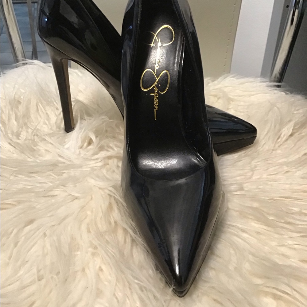 Jessica Simpson black high heel